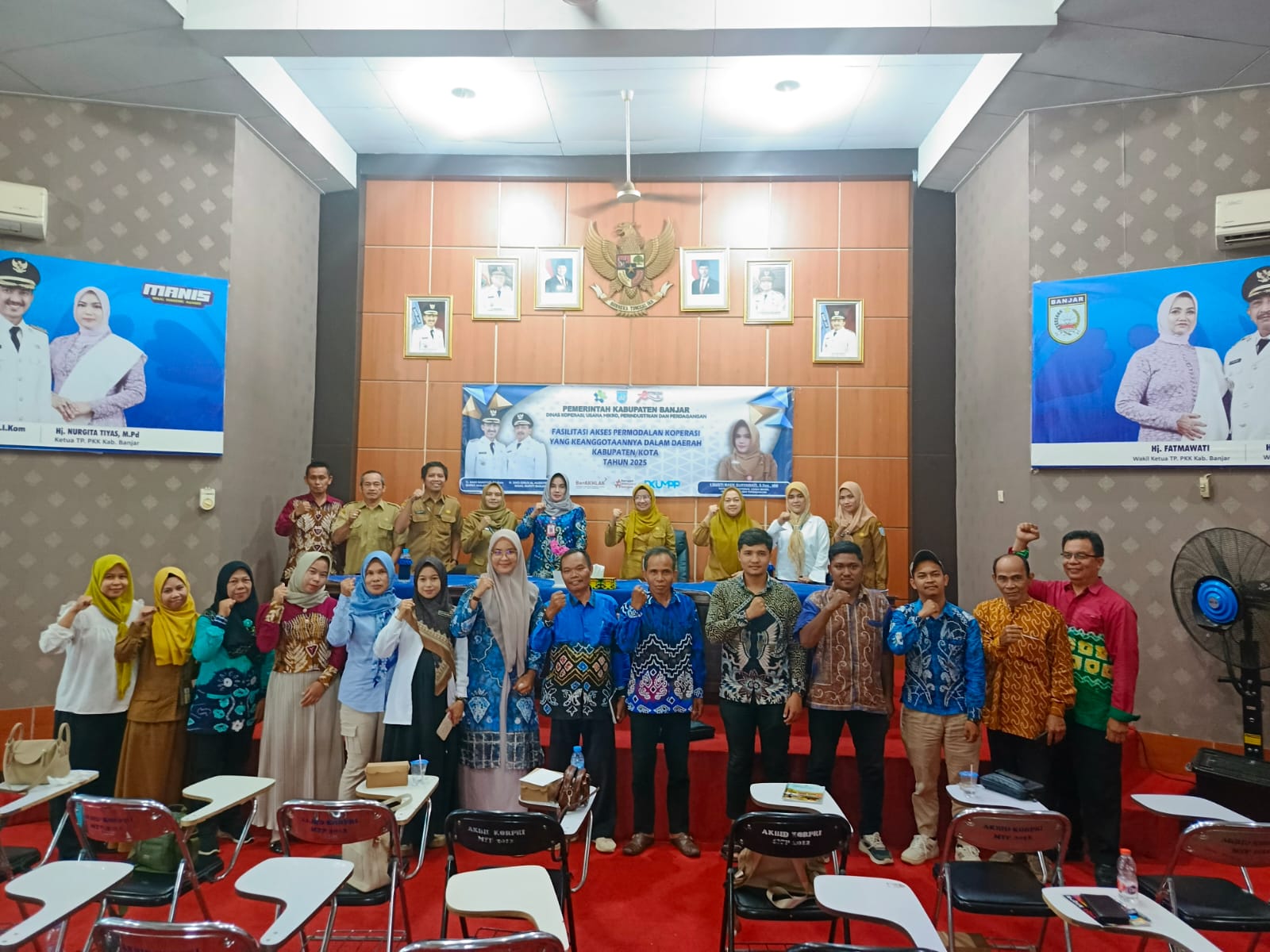 Mendukung Peningkatan Kapasitas Kelembagaan Koperasi Kabupaten Banjar, DKUMPP Adakan Fasilitasi Kemitraan Koperasi dan Fasilitasi Akses Permodalan Koperasi