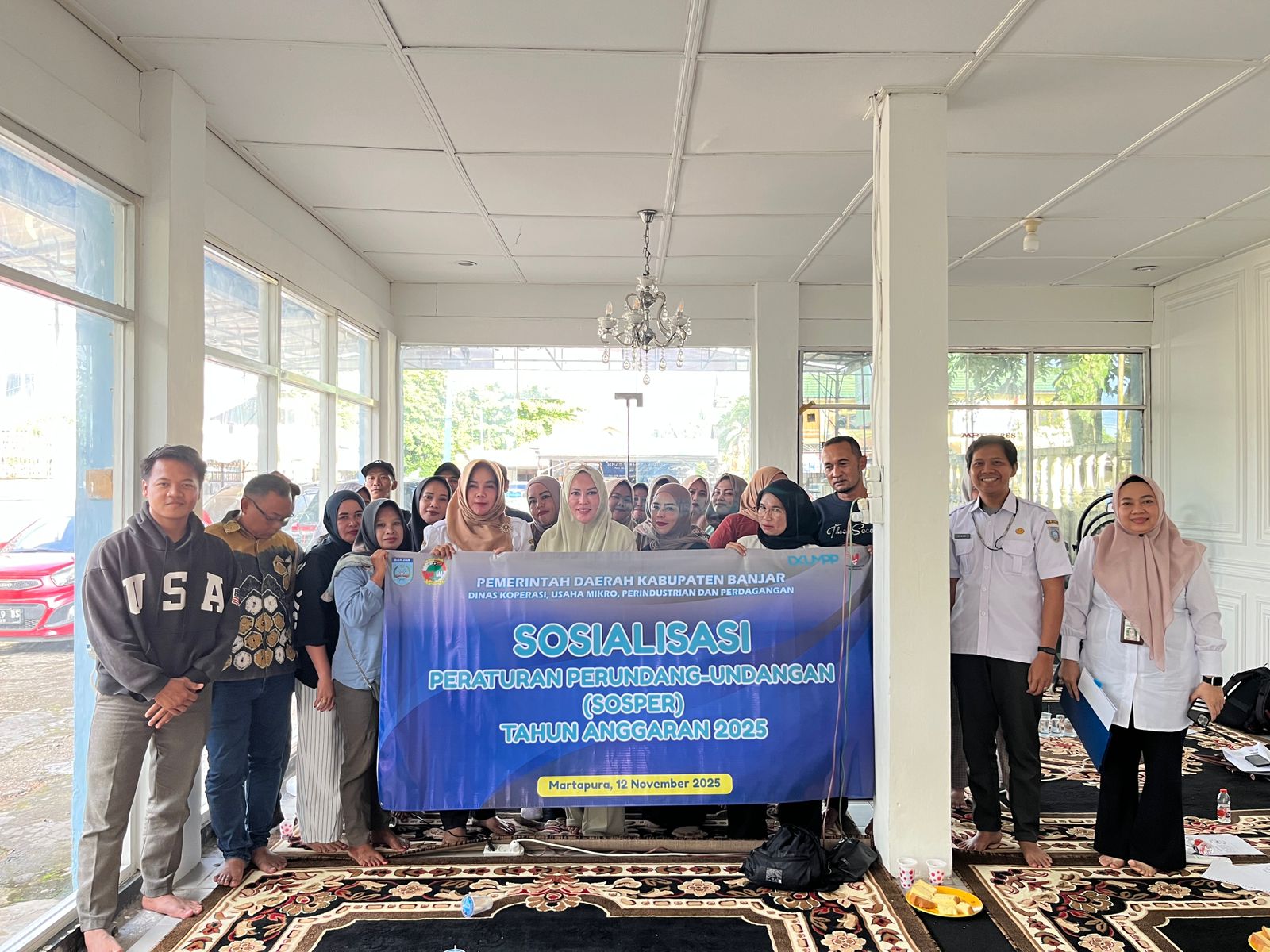 Bidang Perkoperasian DKUMPP Lakukan Sosialisasi Peraturan di Kecamatan Martapura