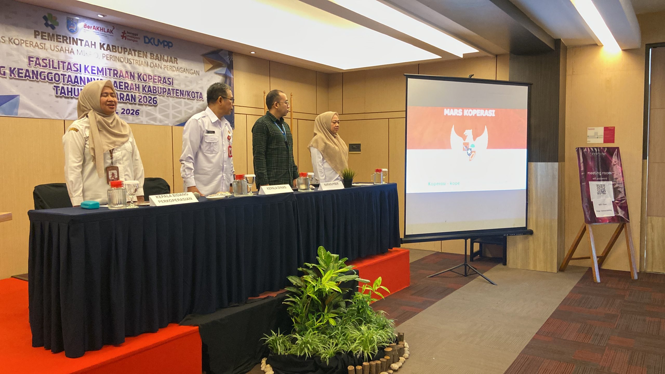 Perluas Peluang Usaha, DKUMPP Kabupaten Banjar Gelar Fasilitasi Kemitraan Koperasi