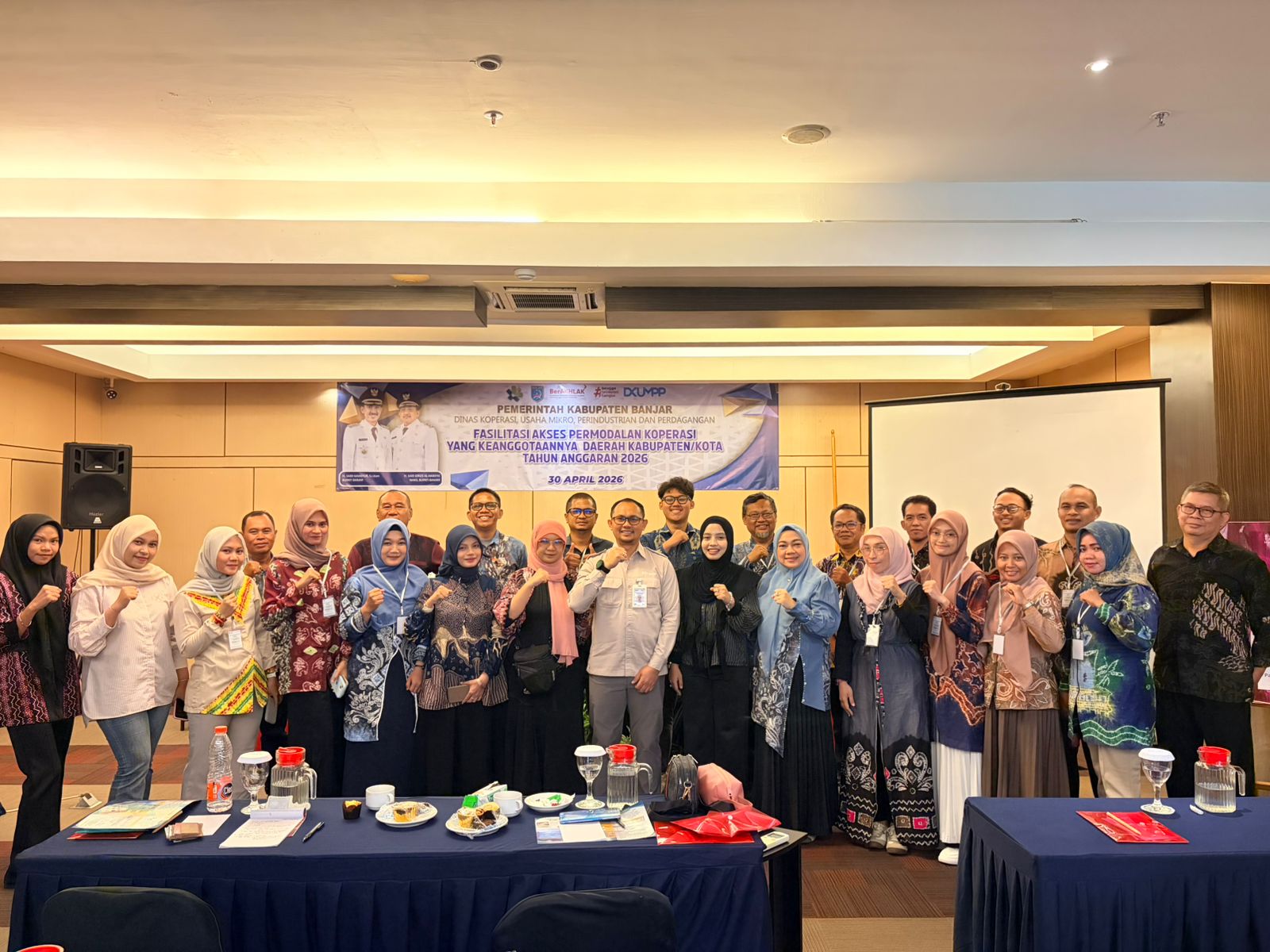 DKUMPP Kabupaten Banjar Fasilitasi Akses Permodalan untuk Perkuat Kemandirian Koperasi