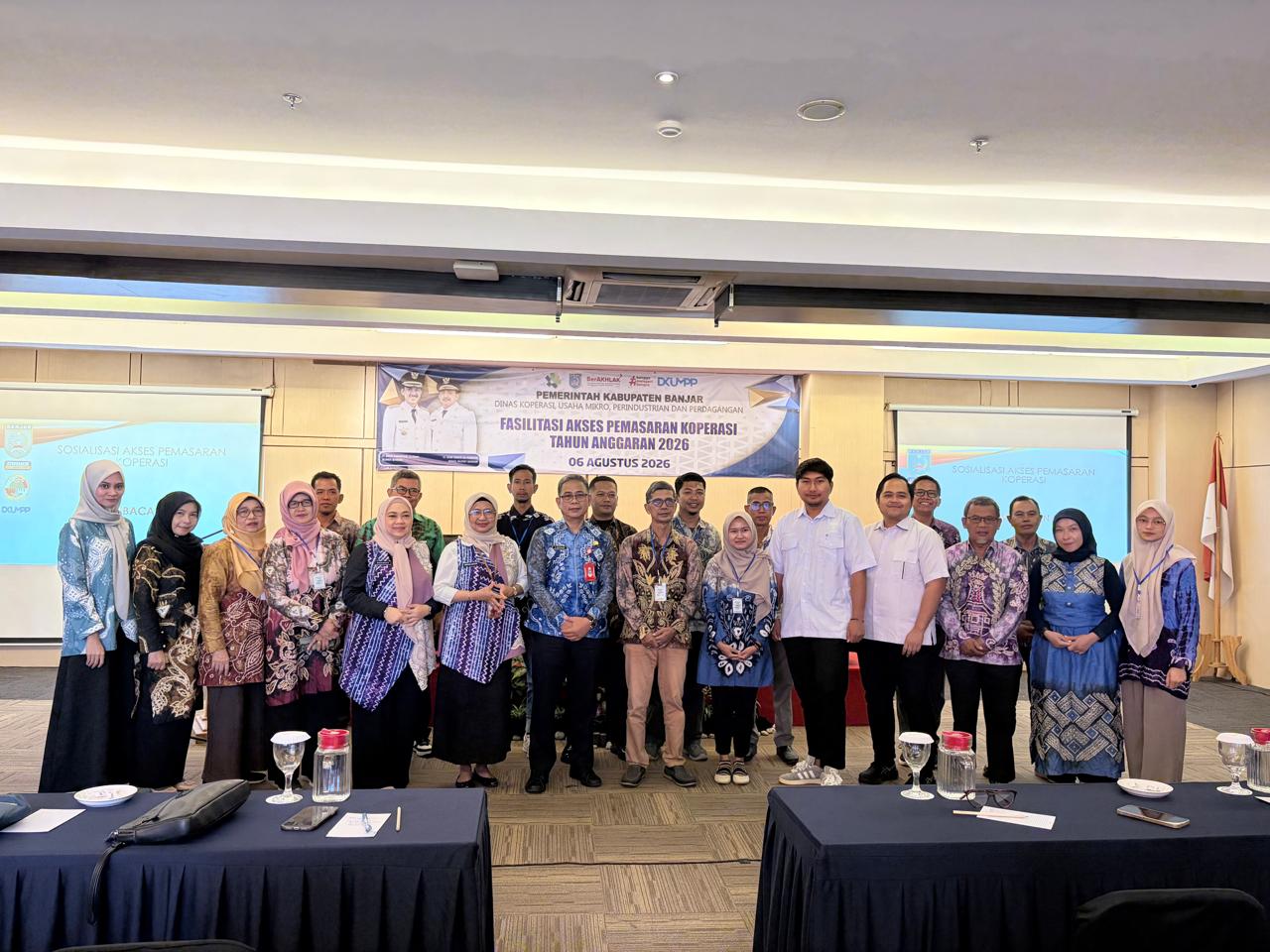 Koperasi Kabupaten Banjar Digarap Melek Pasar, DKUMPP Gelar Fasilitasi Akses Pemasaran